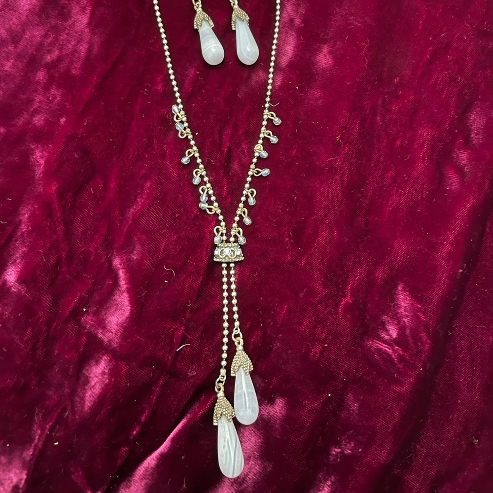 1928 necklace and earring set